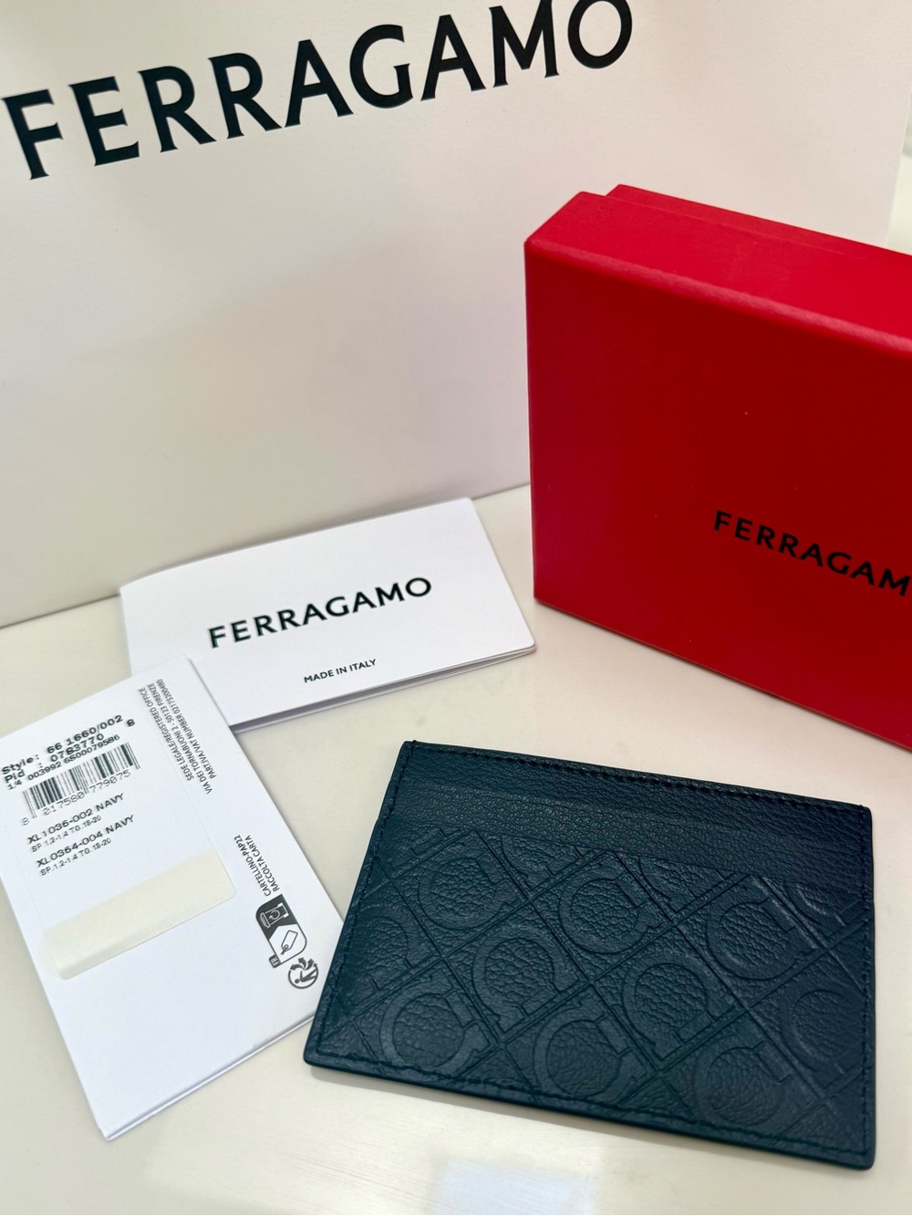 NWT - Salvatore Ferragamo Card Holder